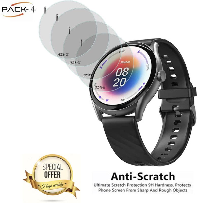 TZWE Screen Guard for Fitshot Aster SMART WATCH SCREEN GUARD  (Pack of 4)