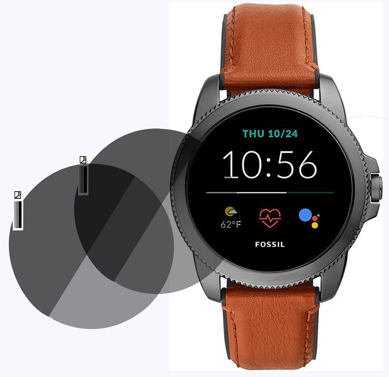 xzote Screen Guard for Fossil Gen 5E (44mm) Smartwatch  (Pack of 2)