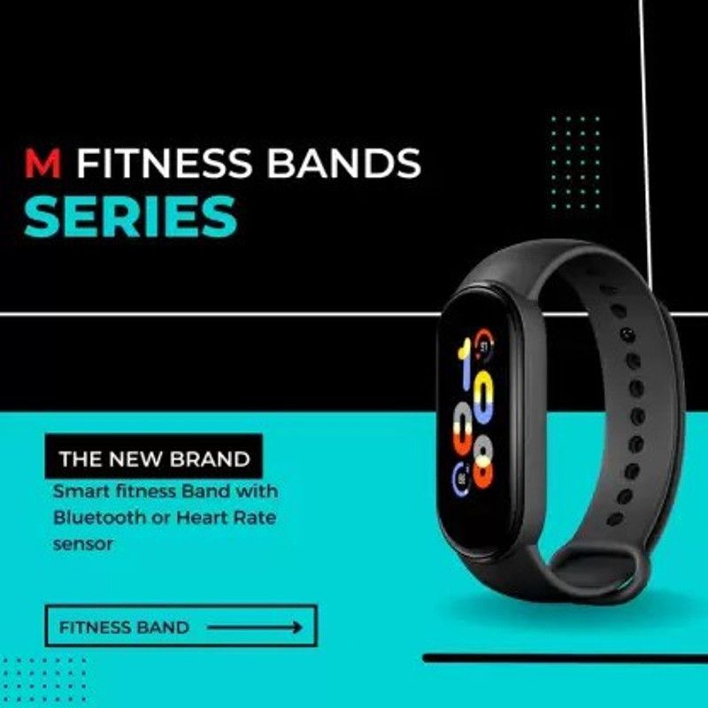 Jocoto S1503(M6) ULTRA HEART RATE MULTI FACES SMART WATCH BLACK(PCAK OF 1) Smartwatch  (Black Strap, Free)