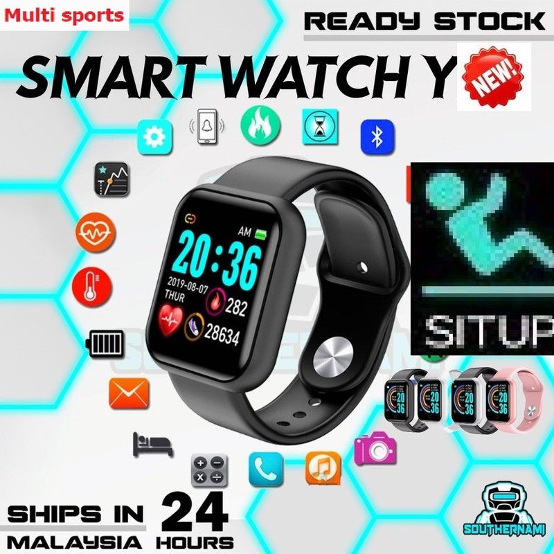 Jocoto S154 (D20) MAX ACTIVITY TRACKER HEART RATE SMART WATCH BLACK(PACK OF 1) Smartwatch  (Black Strap, free)
