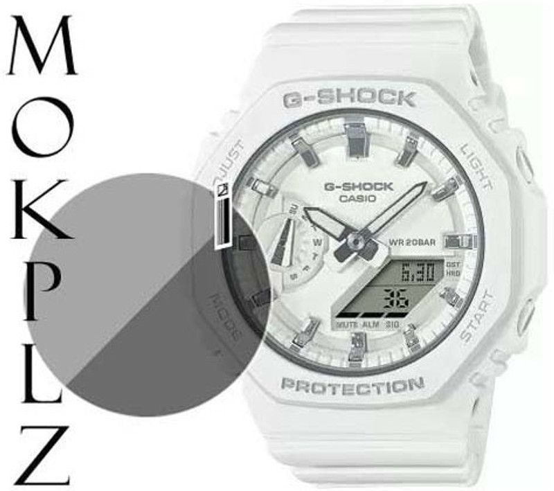 MOKPLZ Screen Guard for CASIO GMA-52100-7ADR ANALOG WHITE  (Pack of 1)
