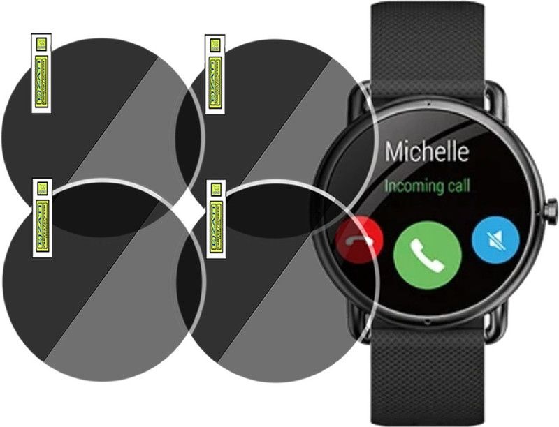 EJZATI Screen Guard for NoiseFit Buzz Smart Watch, SCREEN GUARD  (Pack of 4)