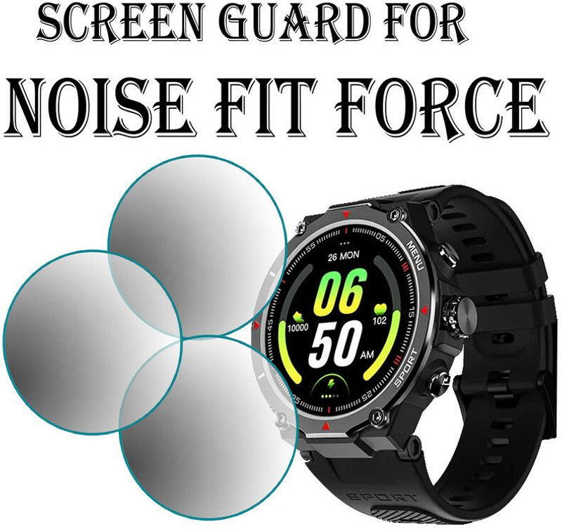 YCHROZE Screen Guard for NoiseFit Force  (Pack of 3)