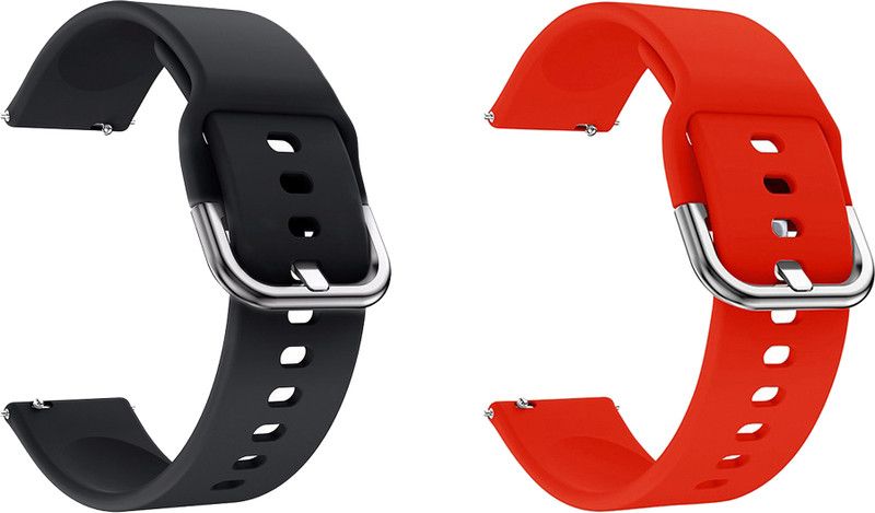 ACM Pack of 2 Watch Strap Hook for Gizmore Gizfit Blaze X Belt (Black/Red) Smart Watch Strap  (Mullti Color)