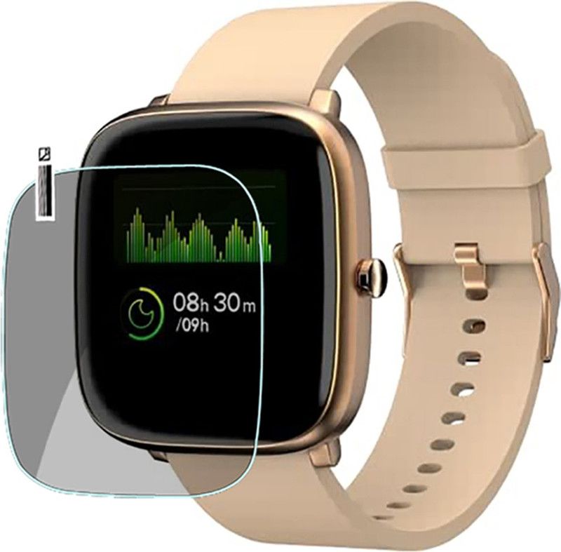slwax Screen Guard for Noise ColorFit Qube Plus Smartwatch  (Pack of 1)