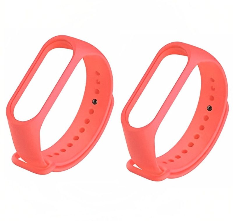 HBNS M3 & M4 Wristband Straps Device Not Included Pack Of 2 Smart Band Strap  (Pink)