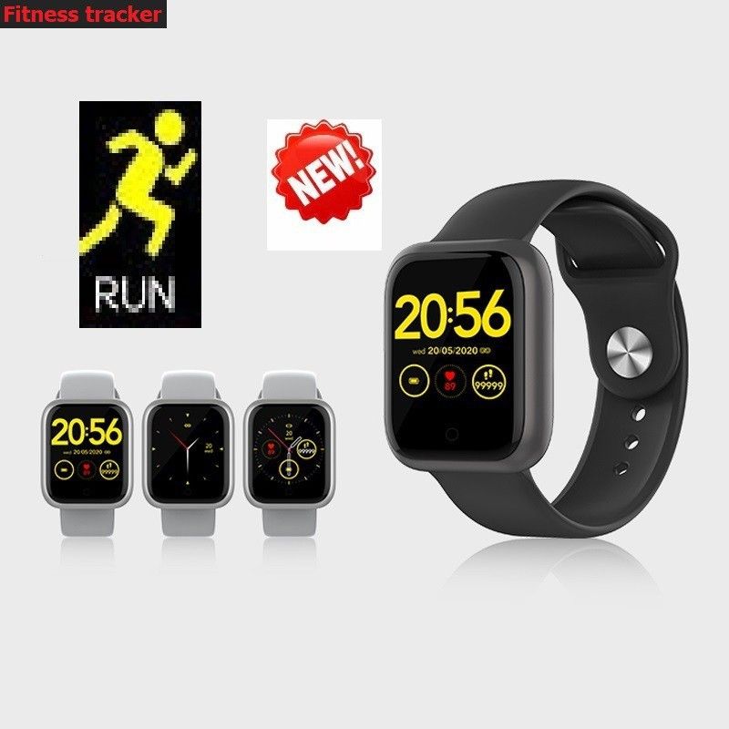 Jocoto S1212 (D20) ADVANCE MULT FACES STEP COUNT SMART WATCH BLACK(PACK OF 1) Smartwatch  (Black Strap, free)