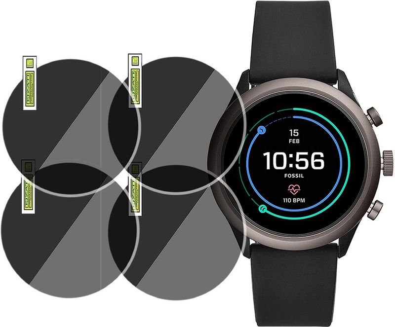 EJZATI Screen Guard for Fossil Sport (43mm) smartwatch SCREEN PROTECTOR  (Pack of 4)