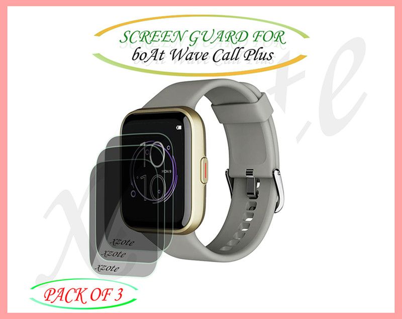 xzote Screen Guard for boAt Wave Call Plus Smartwatch  (Pack of 3)