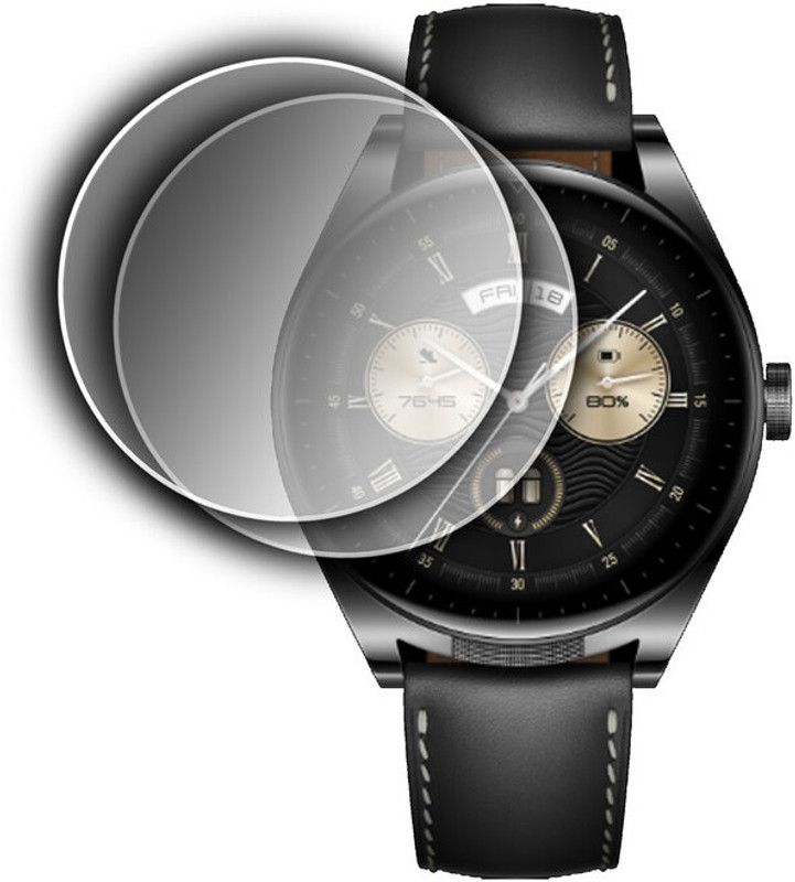 YCHROZE Edge To Edge Screen Guard for HUAWEI WATCH Buds1.43  (Pack of 2)