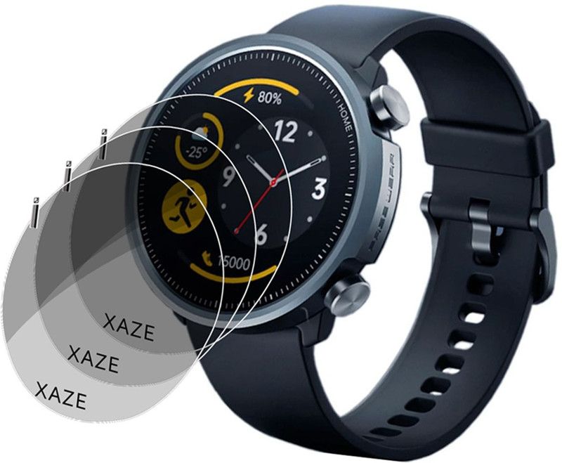 XAZE Screen Guard for Xiaomi mibro A1 Smartwatch  (Pack of 3)
