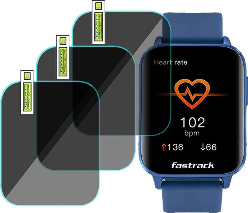 EJZATI Screen Guard for Fastrack Reflex Curv SmartWatch  (Pack of 3)