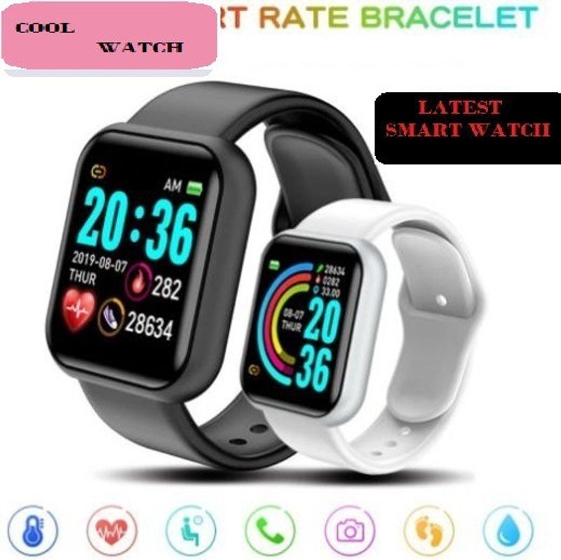 Bashaam A2352_A1 MAX STEP COUNT BLUETOOTH SMART WATCH BLACK(PACK OF 1) Smartwatch  (Black Strap, Free)