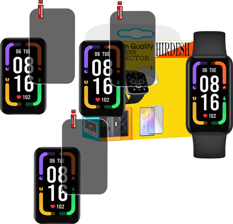 hirdesh Screen Guard for Redmi Smart Band Pro  (Pack of 3)