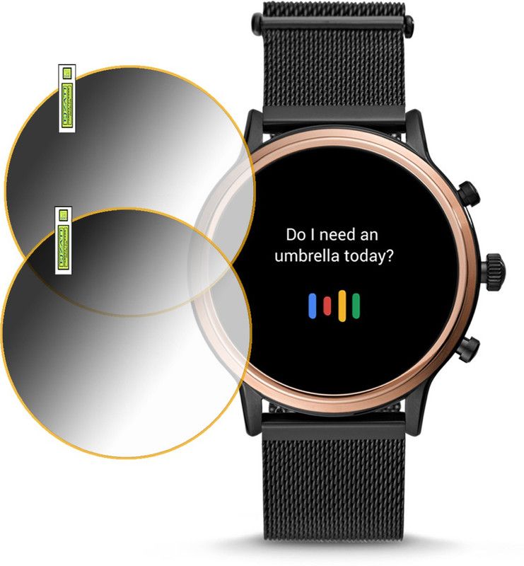 EJZATI Screen Guard for Fossil Gen 5 Smartwatch  (Pack of 2)