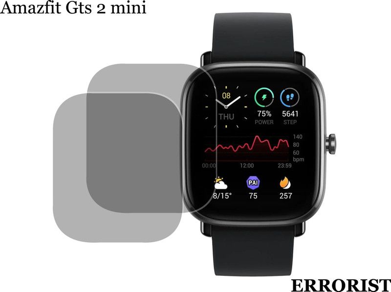 ERRORIST Screen Guard for AMAZFIT GTS 2 MINI  (Pack of 2)