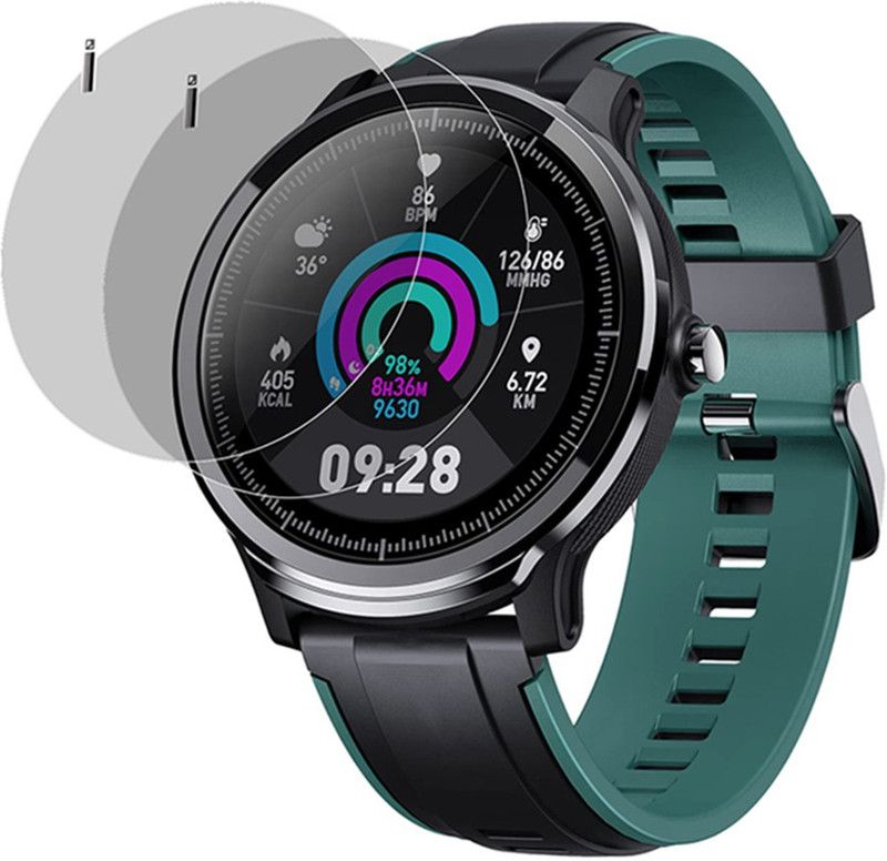 slwax Screen Guard for CrossBeats Ace SpO2 Smartwatch  (Pack of 2)