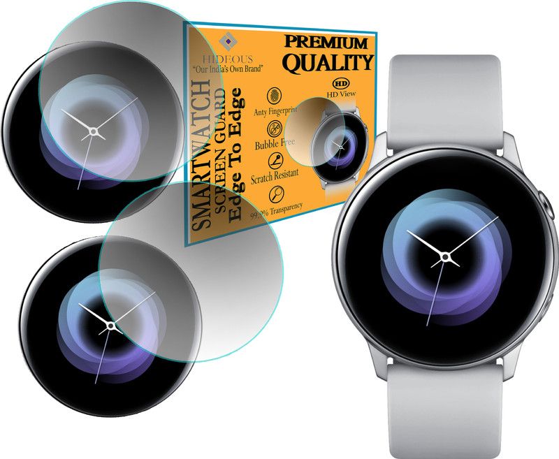 HIDEOUS Screen Guard for SAMSUNG GALAXY WATCH ACTIVE 44MM  (Pack of 2)