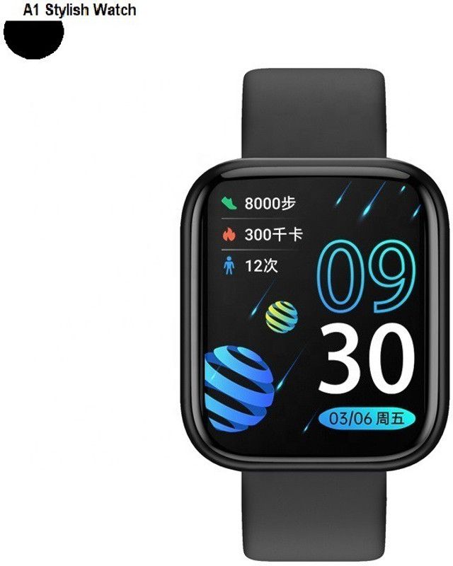 JOCOTO -MA_NOV-Y68_1105 Smartwatch  (Black Strap, Free)