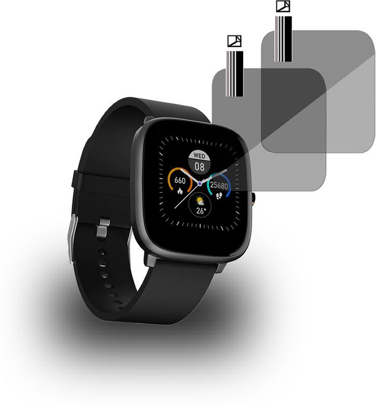 hirdesh Screen Guard for NOISE COLORFIT QUBE SPO2 Smartwatch  (Pack of 2)