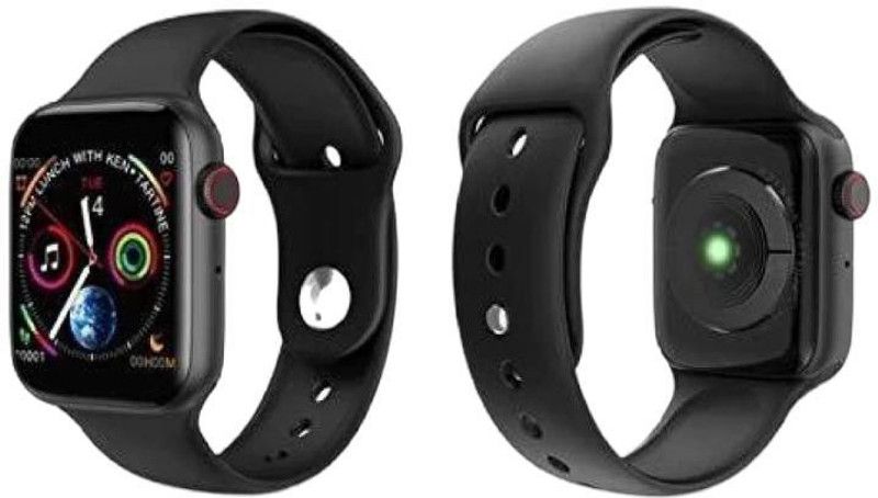 global impx T 500 Smartwatch Smartwatch  (Black Strap, Free Size)