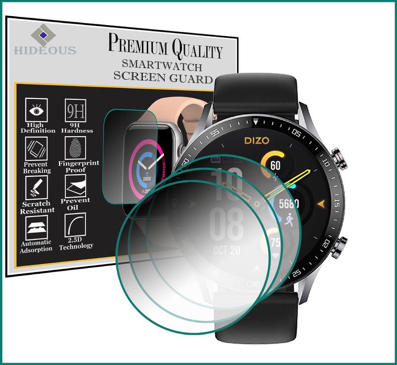 HIDEOUS Screen Guard for Dizo Watch R Talk  (Pack of 3)