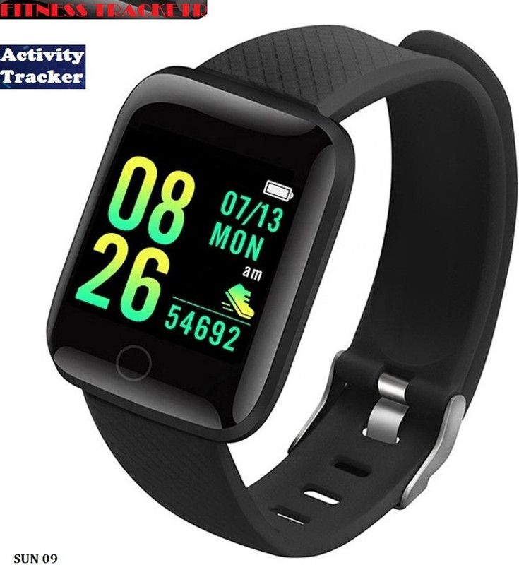 Bydye A775(ID116) ULTRA MULTI SPORTS SLEEP TRACKER SMART WATCH BLACK( PACK OF 1) Smartwatch  (Black Strap, free)
