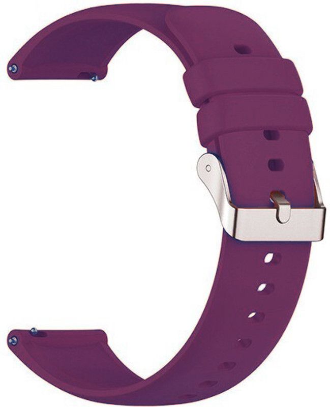 Melfo Flexible Rubber Strap Compatible with Boat Primia Smart Watch Strap  (Purple)