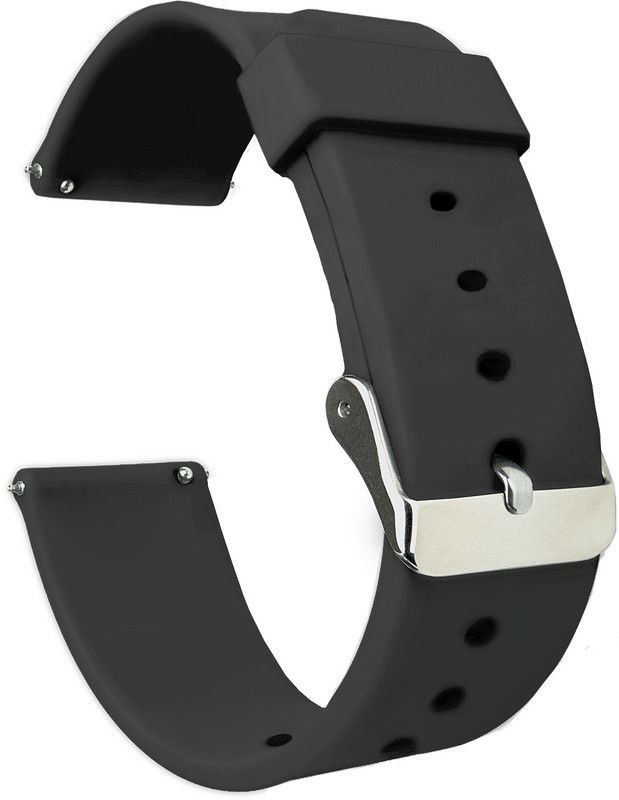 ACM WSM7A22GY1150F Watch Strap Silicone Belt 22mm for Mobvoi Ticwatch Pro 2020 ( Smartwatch Casual Classic Band Grey) Smart Watch Strap  (Grey)