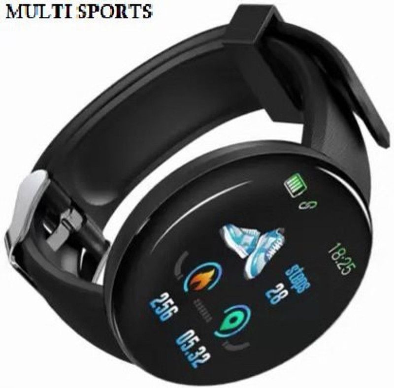 Bydye A52 D18_ MAX FITNESS TRACKER MULTI FACES SMART WATCH BLACK (PACK OF 1) Smartwatch  (Black Strap, free)