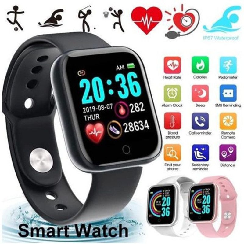START BUY DQN_150P_Y68 Smart band  (Black Strap, Size : M)