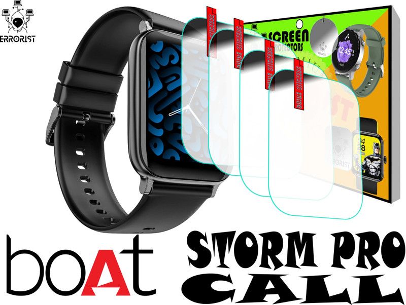 ERRORIST Screen Guard for BOAT STORM PRO CALL  (Pack of 4)