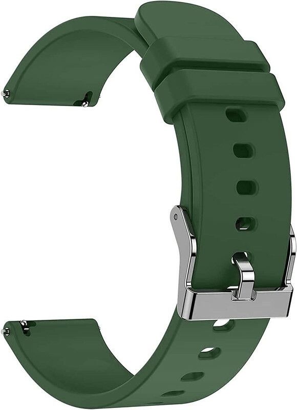 Melfo Soft Silicone Strap Compatible with Fire Boltt Sphere Smartwatch Smart Watch Strap  (Green)
