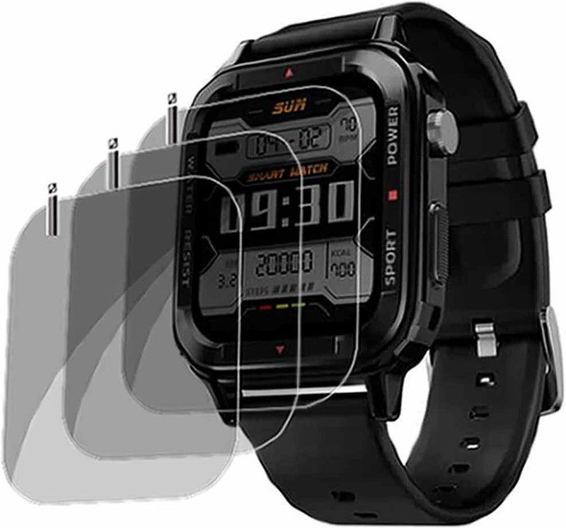 xzote Screen Guard for Fire Boltt Tank Smartwatch  (Pack of 3)