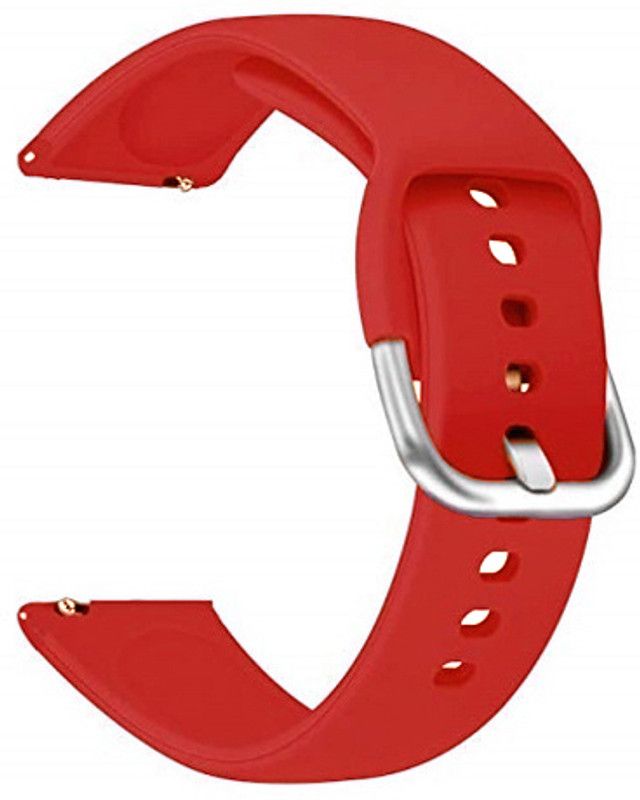 Melfo Silicone Strap Compatible with Pebble Cosmos Endure Smart Watch Strap  (Red, Orange)