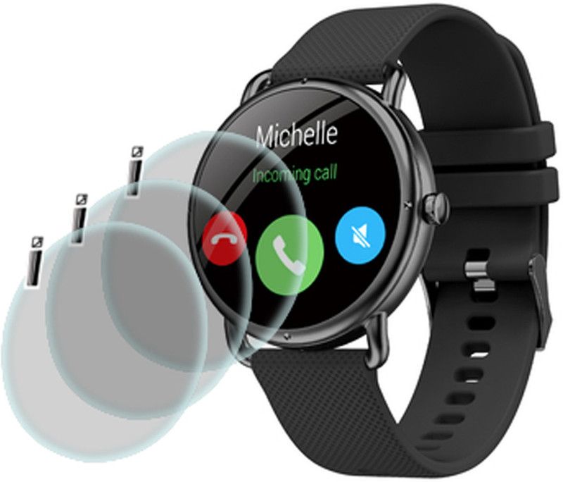 slwax Screen Guard for Noise NoiseFit Buzz Smartwatch  (Pack of 3)