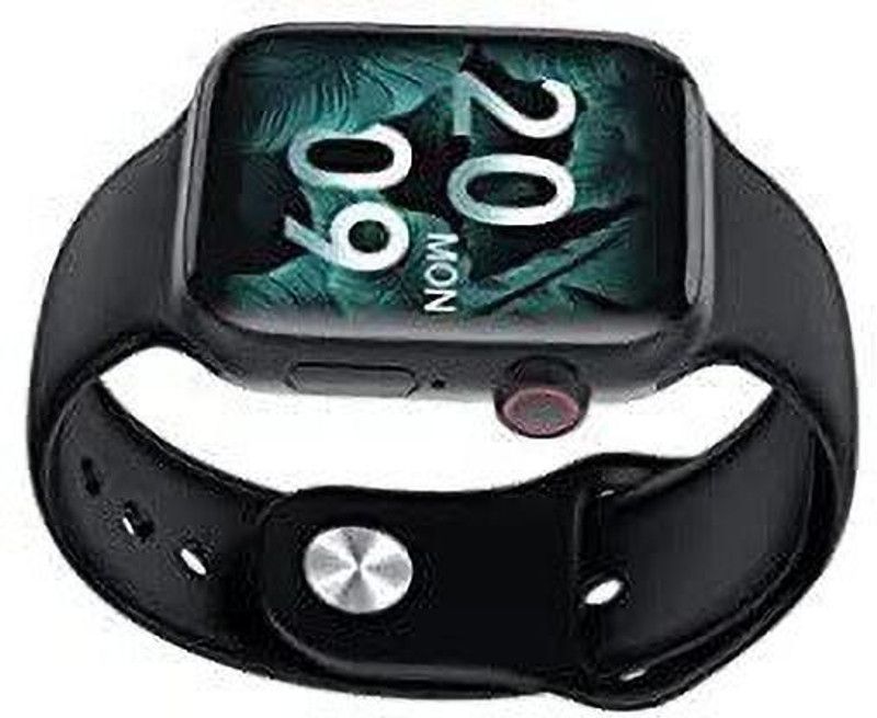 Nitisha i7Promax Smartwatch with Blood Oxygen Monitoring, Continuous Heart Rate Smartwatch  (Black Strap, Regular)