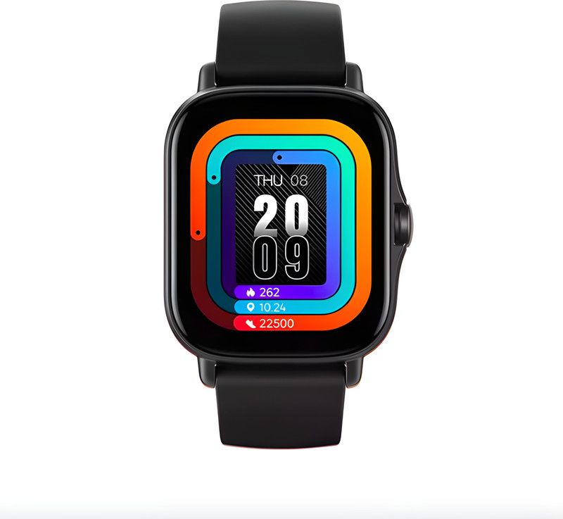 Foxne Point Bluetooth Calling with1.7 Metal Body Full Touch Screen & Multiple Watch Faces Smartwatch  (Black Strap, Free)