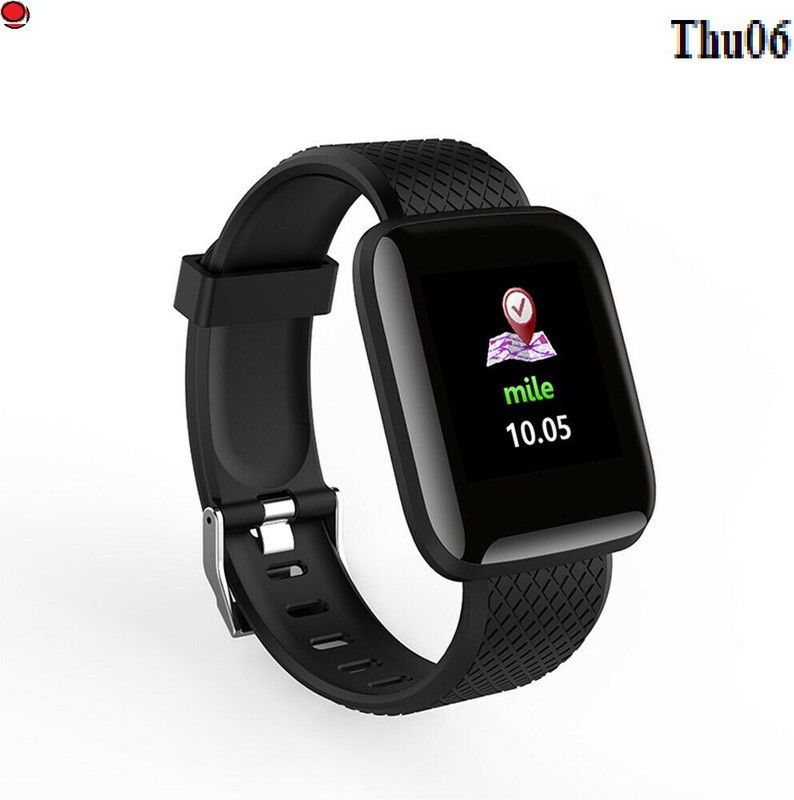 YORBAX S1817 ID116_ADVANCE HEART RATE MULTI SPORTS SMART WATCH BLACK(PACK OF 1) Smartwatch  (Black Strap, Free)