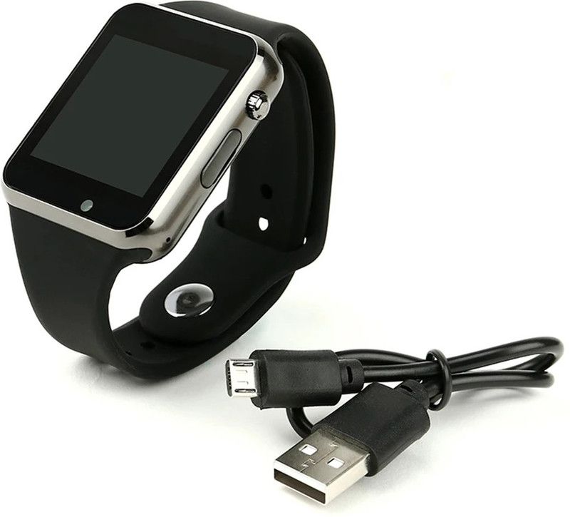 RGMS Smart Wrist Watch 2G SIM Smartwatch Smartwatch  (Black Strap, Free Size)