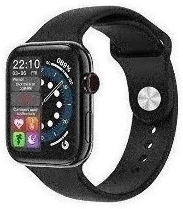 iSPARES T500 Plus Series 7 Mind Blowing Smartwatch  (Black Strap, Free Size)
