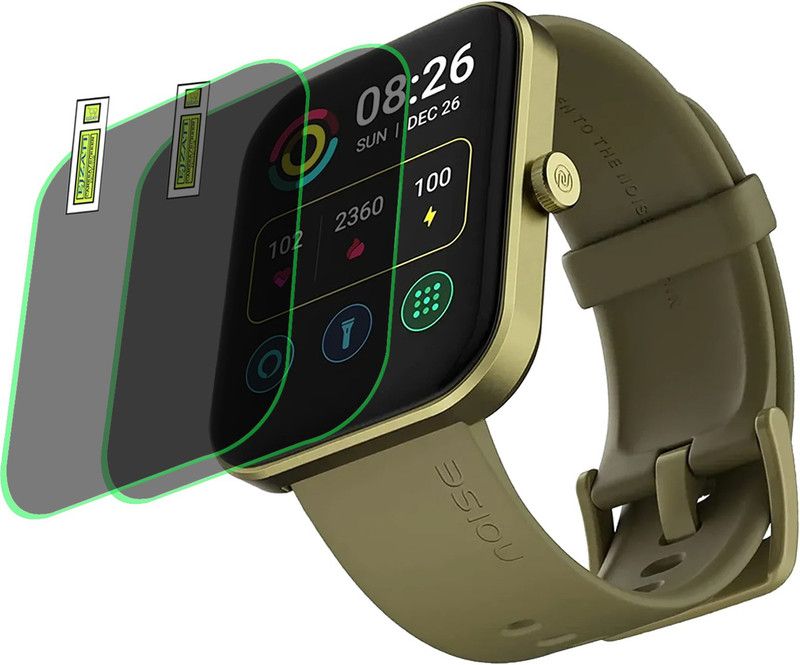 EJZATI Screen Guard for Noise ColorFit Pulse 2 Smartwatch  (Pack of 2)