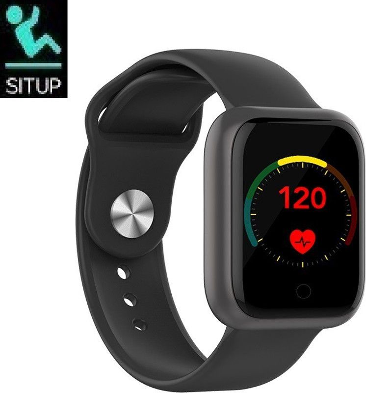 Y2H Enterprises AQ300/ A1 ULTRA MULTI FACES HEART RATE TRACKER SMART WATCH BLACK(PACK OF 1) Smartwatch  (Black Strap, free)