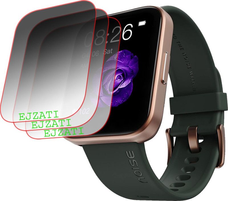 EJZATI Screen Guard for NOISE COLORFIT ULTRA 2 BUZZ SMARTWATCH  (Pack of 3)
