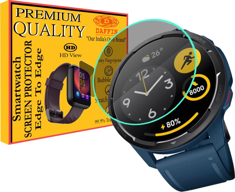 daffin Screen Guard for Xiaomi Watch S1 Active  (Pack of 1)