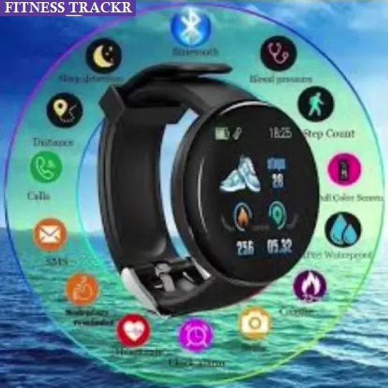 Bydye A141 D18_ PLUS SLEEP TRACKER ACTIVITY TRACKER SMART WATCH BLACK (PACK OF 1) Smartwatch  (Black Strap, free)