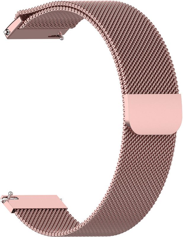 Melfo Magnetic Chain Compatible with Fire Boltt 360 Pro Bsw017 Smart Watch Strap  (Pink)