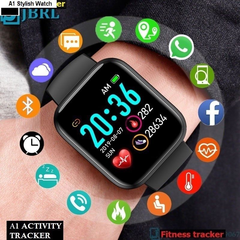JOCOTO -MA_NOV-Y68_690 Smartwatch  (Black Strap, Free)