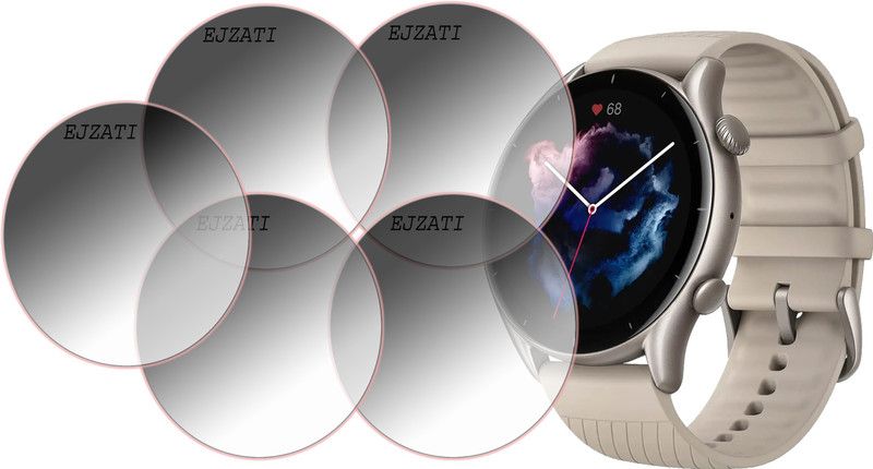 EJZATI Screen Guard for AMAZFIT GTR 3 SMARTWATCH  (Pack of 5)