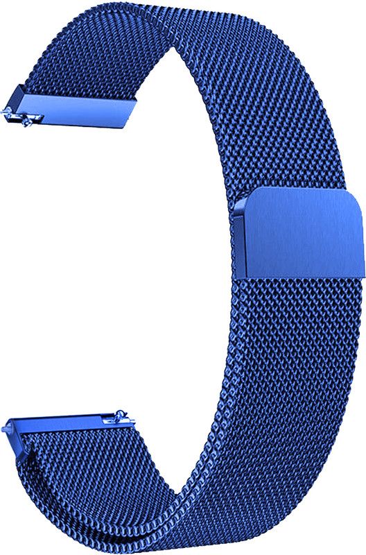 ACM Watch Strap Magnetic Belt for Foxin Foxfit Pulse Smartwatch Blue Smart Watch Strap  (Blue)